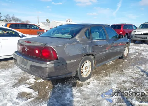 2002 Chevrolet Impala из США, поврежденный, VIN 2G1WF55E729338667